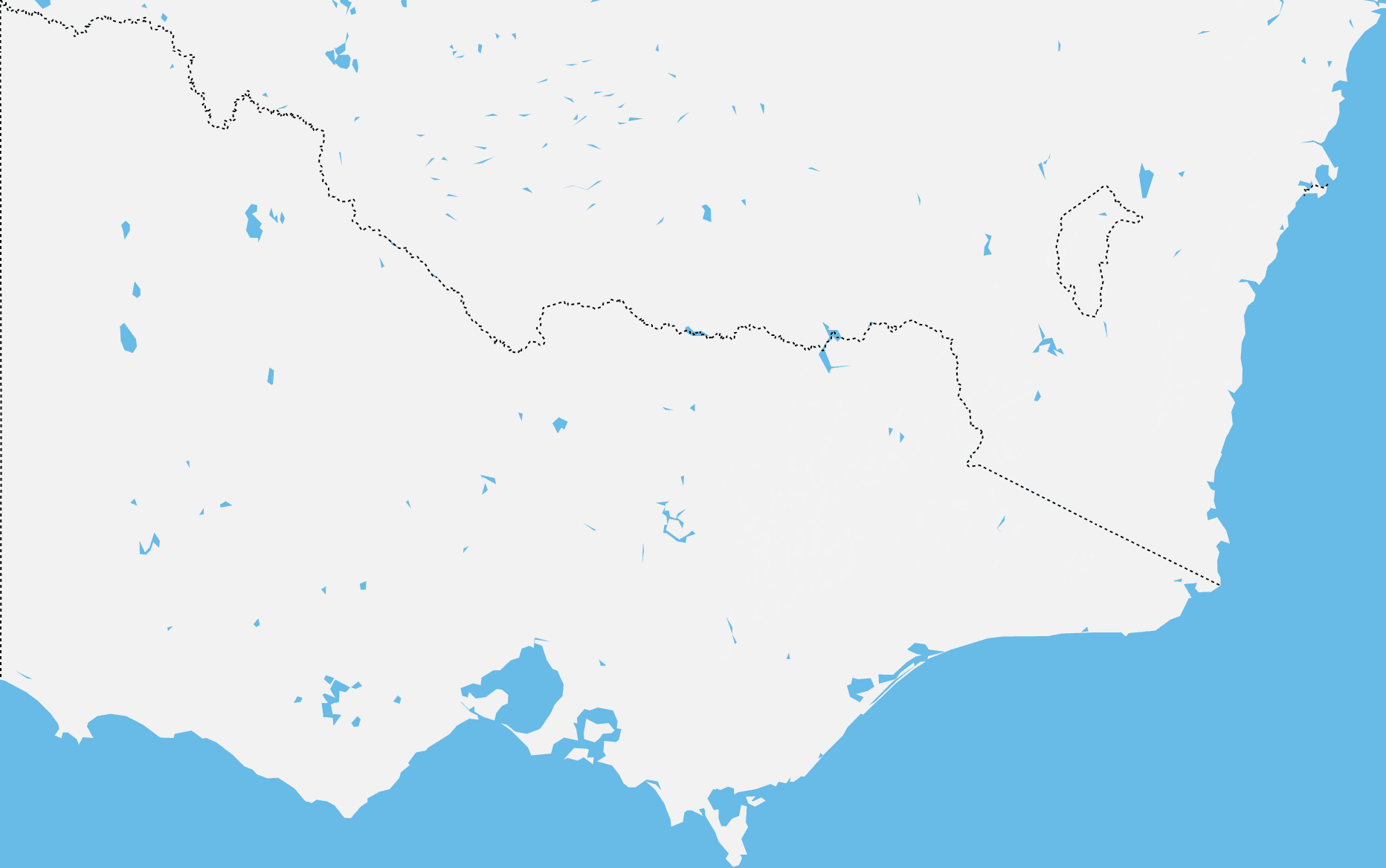 Victoria state outline